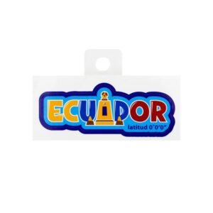 ECU-137S - Sticker Pequeño de PVC