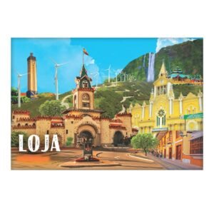 LOJ-1 - Magneto Metálico Rectangular